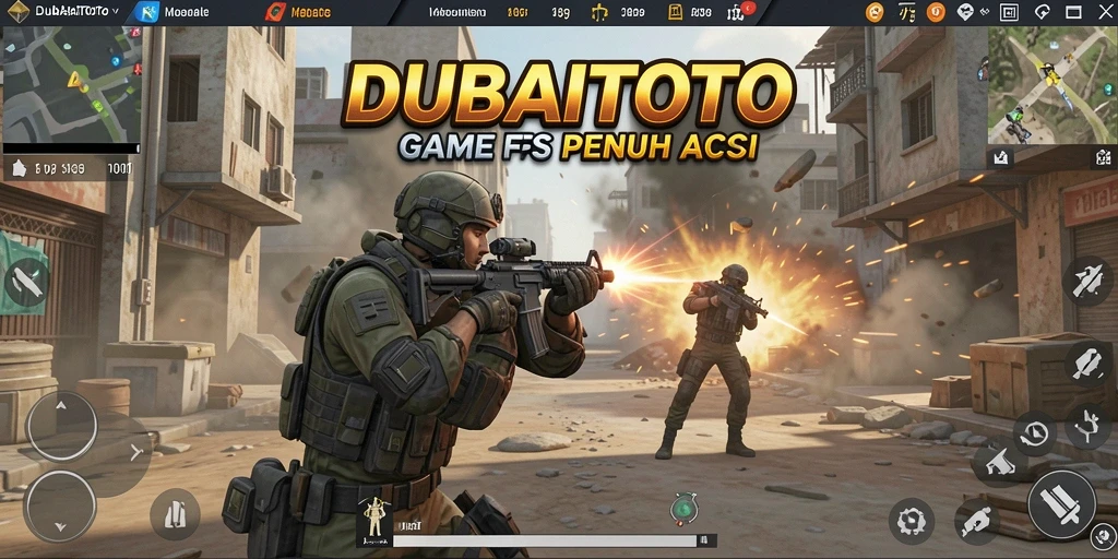 Tampilan menegangkan dari gameplay DUBAITOTO yang penuh aksi.