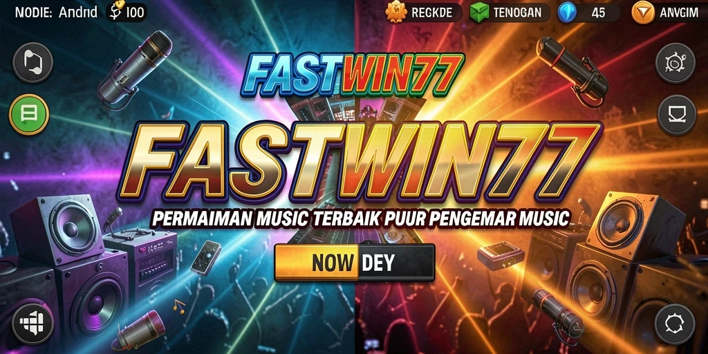 Tangkapan layar FASTWIN77 menampilkan gameplay musik yang menggugah semangat.