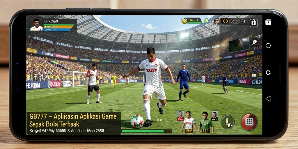 Tampilan gameplay <strong>GB777</strong> yang seru dan menegangkan dalam pertandingan sepak bola.