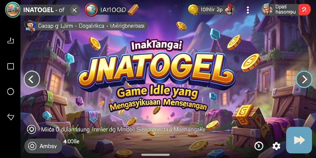 Tampilan gameplay INATOGEL yang sederhana dan menarik.