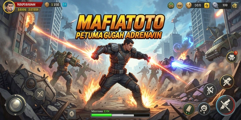 Screenshot gameplay MAFIATOTO dengan aksi mendebarkan.