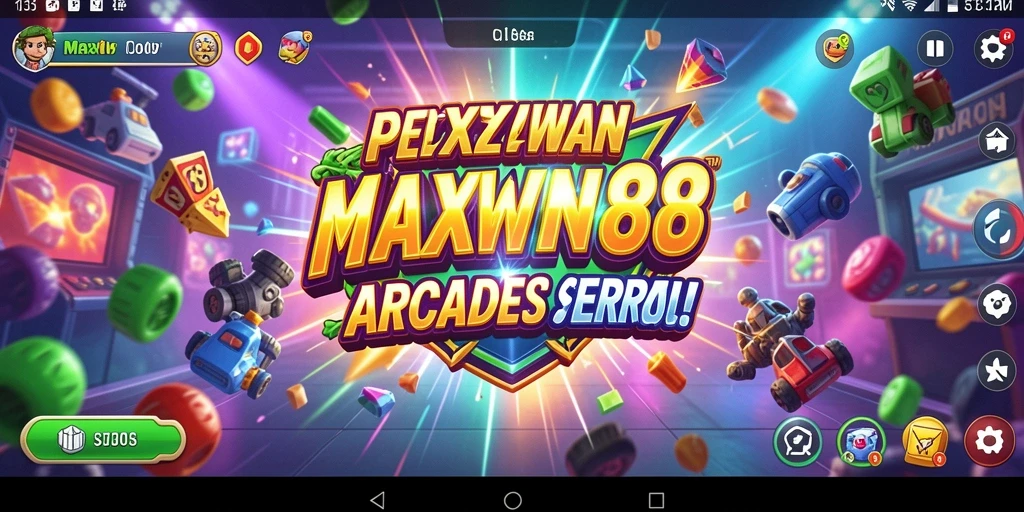 Screenshot MAXWIN88 menampilkan gameplay Arcade yang dinamis dan menarik.