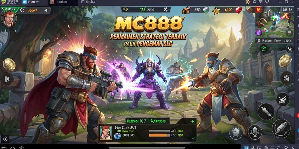 Tampilan gameplay menarik dari MC888 dengan strategi menawan.