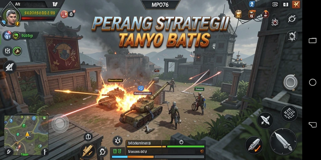 Tangkapan layar MPO76 menampilkan aksi strategis dalam pertempuran yang seru.
