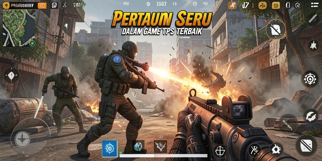 Tampilan gameplay seru dalam PRG007 saat pertarungan intens berlangsung.