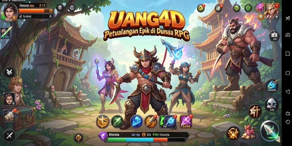 Tampilan gameplay UANG4D yang seru dan mendebarkan.