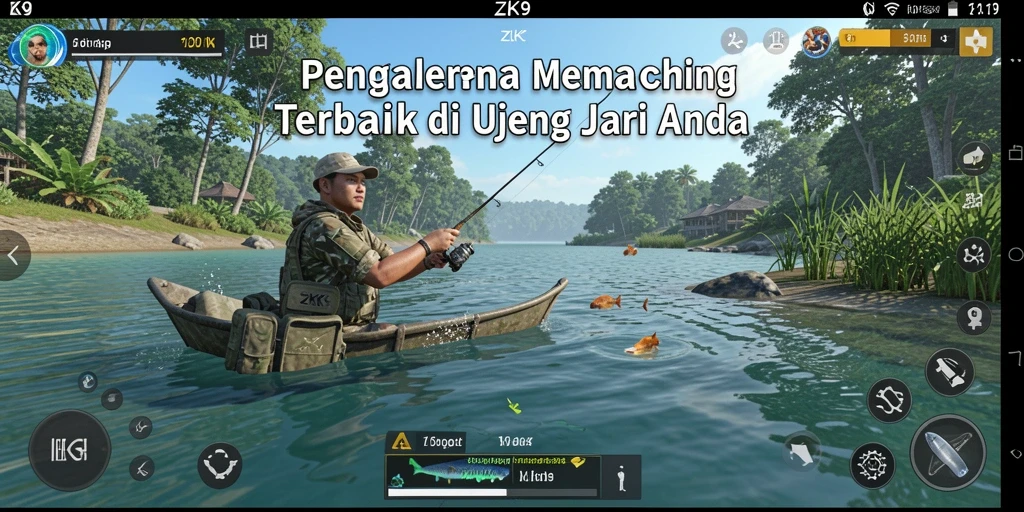 Gameplay ZK9 dengan grafis memancing yang menakjubkan.